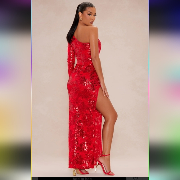 Red Ball Gown - Picture 4 of 5